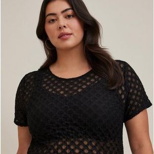 Torrid Sheer Plus Size Top